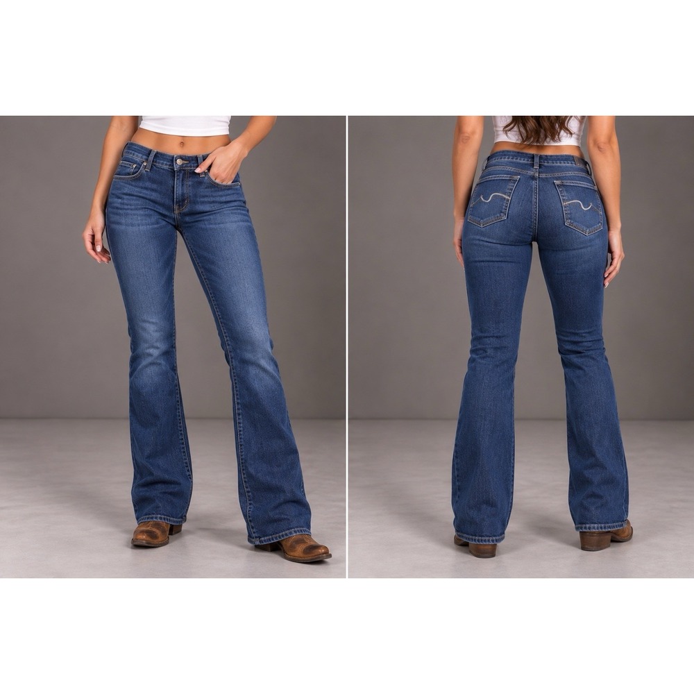 KUT from the Kloth Katy Boyfriend Jeans womens 12  32x30 dark wash  Stretch